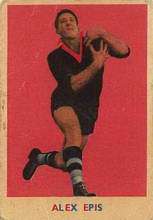 Alex Epis - 1964 Scanlens Card - Source - Australian Rules Football Cards