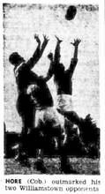 Bernie Hore (Coburg) - Source: Argus 13-May-1946 p13