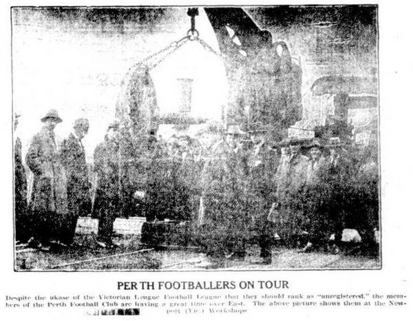 Perth Footballers On Tour Mirror Perth 9 Aug 1924 P1s 600thumb