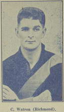 AFL record 1929 Finals W3 p21 C Watson