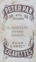 1911 Sniders N Abrahams H Geelong P Martini R