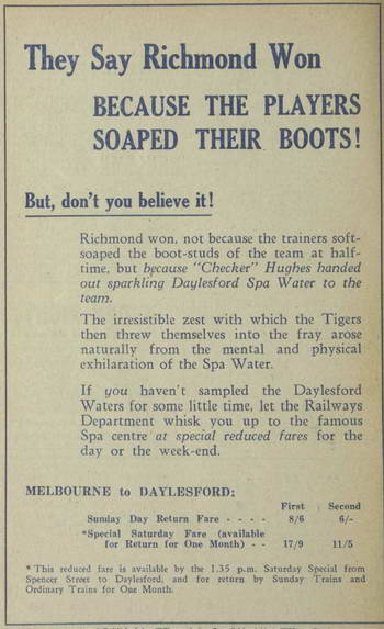 Soapy Boots - VFL Football Record 1932 Finals week three p.32