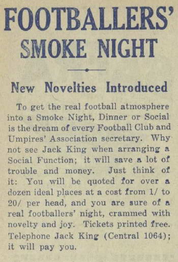 Jack King - VFL Football Record 1932 Round 1 p.28