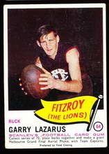 1966 Scanlens No. 64 Gary Lazarus Fitzroy Lions Sportmem