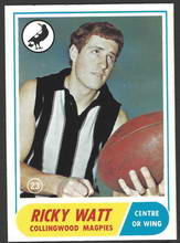 1969 Scanlens 23 Ricky Watt Collingwood Sportmem