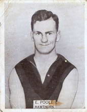 1933 Wills League Footballers (Large) - Ted Poole