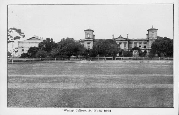 Wesley College - Folding Souvenir Of Melbourne C1920-1929 - SLV Collection