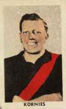 Card 033 - Bob McClure - 1948 Kornies Card Source:Australian Football Cards