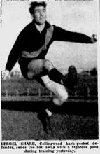 The Age 20-Aug-1954 p12 Lerrel Sharp Collingwood