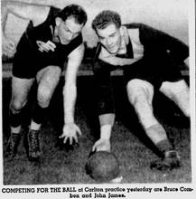 The Age 4-Aug-1954 p12 Bruce Comben John James Carlton - Source: Google News Archive