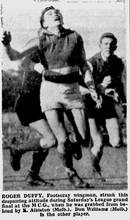 The Age 27-Sep-1954 p15 Roger Duffy Footscray Don Williams Melbourne - Source- Google News Archive