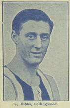 Football Record 1925 Finals W1 p19 C Dibbs Collingwood