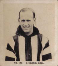 John Harris- 1929 Griffiths Black Crow Footballers- Source:Australian Rules Football Cards