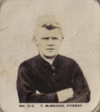 Mike McMahon- 1929 Griffiths Black Crow Footballers- Source:Australian Rules Football Cards