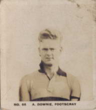 Bill Downie- 1929 Griffiths Black Crow Footballers- Source:Australian Rules Football Cards