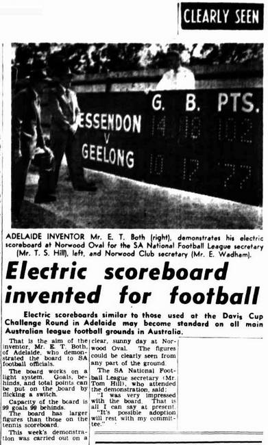 Mail - Adelaide 24Jan1953 p12 Electronic Scoreboard