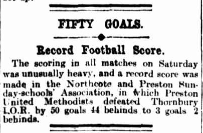 Argus 27Jun1921 p9 Fifty Goals