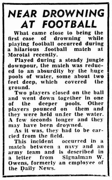 The Daily News - Perth 13Feb1946 p11 Near Drowning