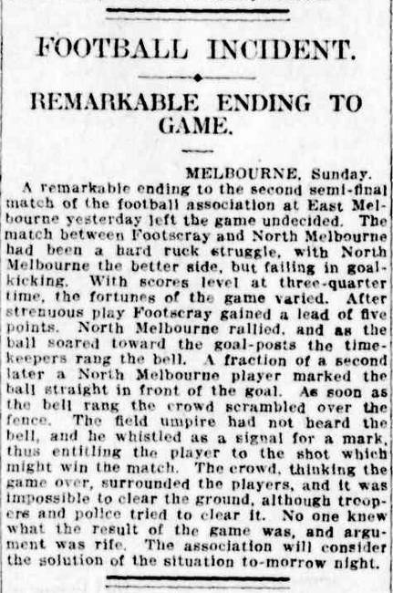 The Sydney Morning Herald 27Sep1920 p7 Football Incident