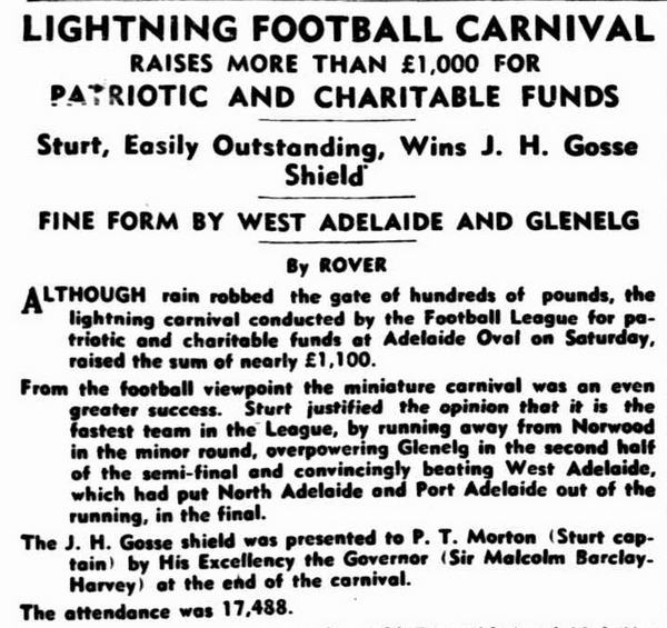 Advertiser  - Adelaide 15Jul1940p7 Lightning Carnival