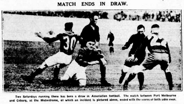 Argus 12Sep1927 p13 Match Ends in Draw