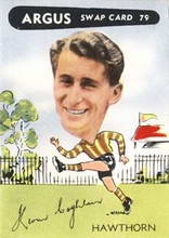 Kevin Coghlan - 1954 Argus Football Swap Cards Source: Australian Rules Football Cards