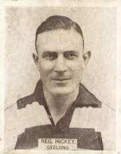 Reg Hickey No:17- 1933 Wills League Footballers - Larger Size Source:Australian Football Cards