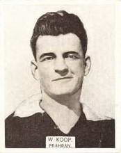 Bill Koop No:38- 1933 Wills League Footballers - Larger Size Source:Australian Football Cards