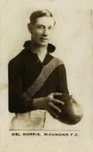 Mel Morris - 1923 Magpie Portraits of Leading Footballers - Source: Australian Rules Football Cards