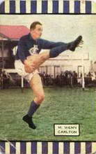 Max Wenn - 1954 Coles Victorian Footballers - Source: Australian Rules Football Cards