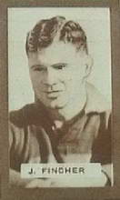 Jack Fincher - 1934 MacRobertsons 1/2d Footballers - Source: Australian Rules Football Cards