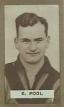 Ted Poole - 1934 MacRobertsons 1/2d Footballers - Source: Australian Rules Football Cards