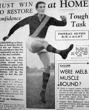 Sporting Globe 26-Apr-39 p10 - Ray Watts Essendon - Photographer Unknown