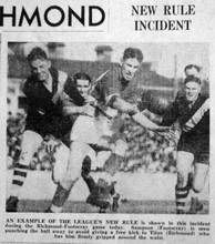 Sporting Globe 29-Apr-39 p4 - Alf Sampson Footscray, Jack Titus Richmond - Photographer Unknown