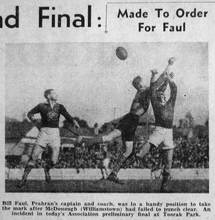 Sporting Globe 30-Sep-39 p5 - Bill Faul Prahran Photographer Unknown