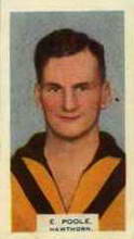 Ted Poole - 1933 Hoadleys Victorian Footballers - Source: Australian Rules Football Cards