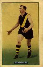 Ray Martin - 1938 Hoadleys League Footballers - Source: Australian Rules Football Cards