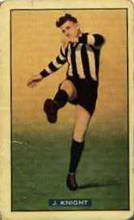 Jack Knight - 1938 Hoadleys League Footballers - Source: Australian Rules Football Cards