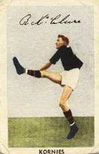 Bob McClure - 1951 Kornies Footballers in Action - Source: Australian Rules Football Cards