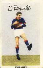 Wally Donald - 1951 Kornies Footballers in Action - Source: Australian Rules Football Cards