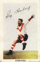 Reg Harley - 1951 Kornies Footballers in Action - Source: Australian Rules Football Cards