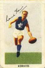 Laurie Kerr - 1952 Kornies Footballers in Action - Source: Australian Rules Football Cards