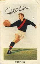 Ron McEwin - 1952 Kornies Footballers in Action - Source: Australian Rules Football Cards