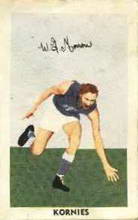 Bill Morrow - Prahran - 1953 Kornies Footballers in Action - Source: Australian Rules Football Cards