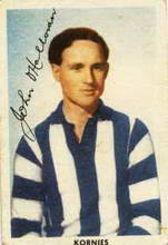 Jack O'Halloran - 1954 Kornies Champion Footballers - Source: Australian Rules Football Cards