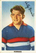 Wally Donald - 1954 Kornies Champion Footballers - Source: Australian Rules Football Cards