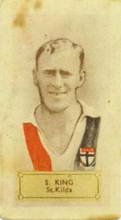 Stuart King - 1932 Hoadleys Victorian League Footballers - Source: Australian Rules Football Cards