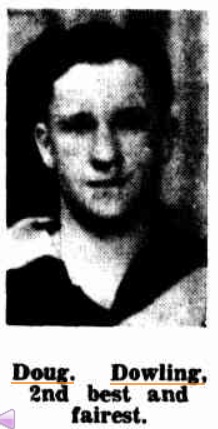 Williamstown Chronicle 23-Jan-1948 p1 - Doug Dowling in Williamstown Best and Fairest