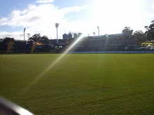 Punt Road - Front of old stand peaking through the fence - Photographer Justin Schmidt 2013 - All Rights Reserved