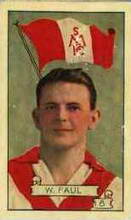 1934 Allen's Flags - Bill Faul - Source: Australian Rules Football Cards